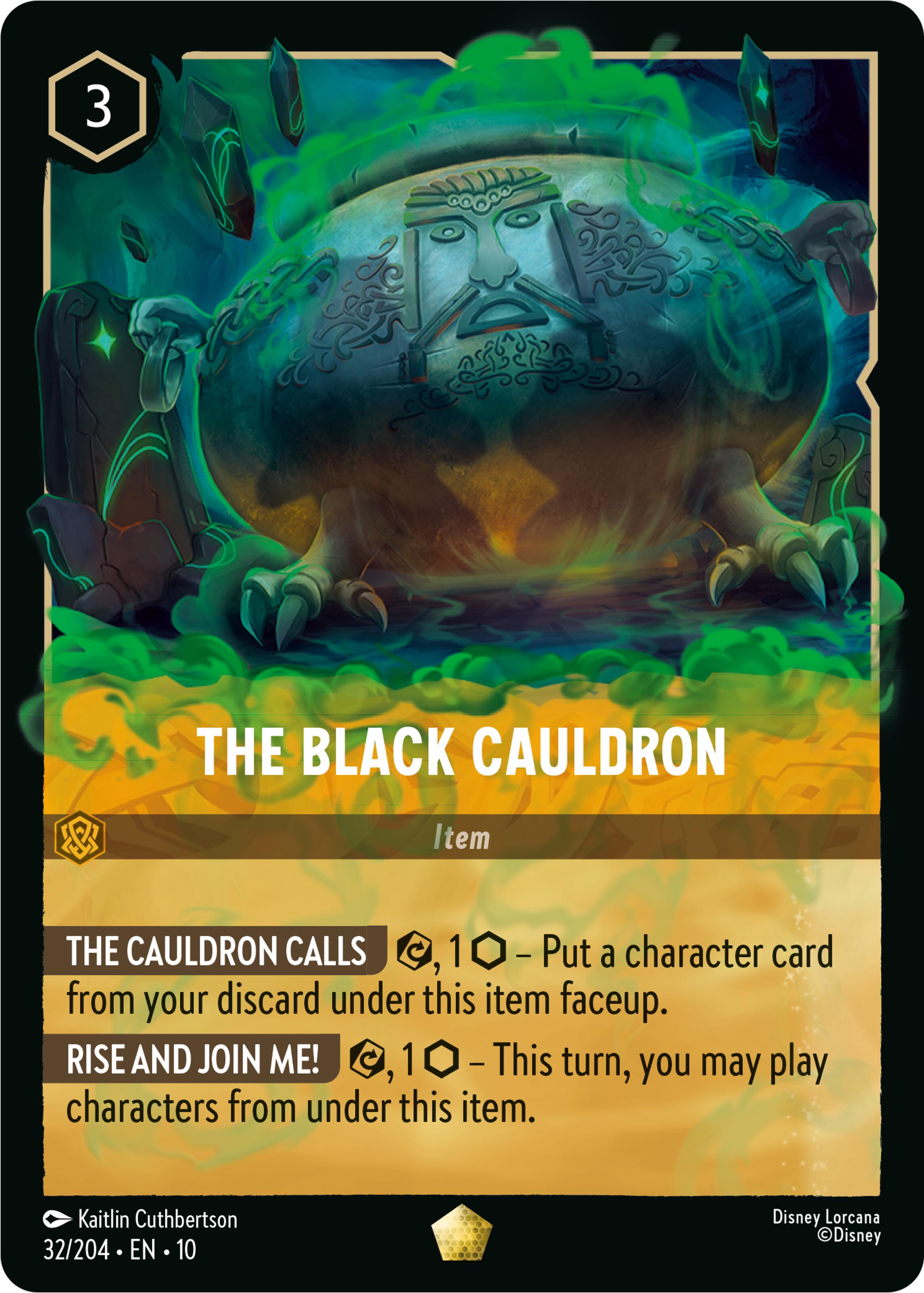 The Black Cauldron (32/204) [Whispers in the Well] | Galaxy Games LLC