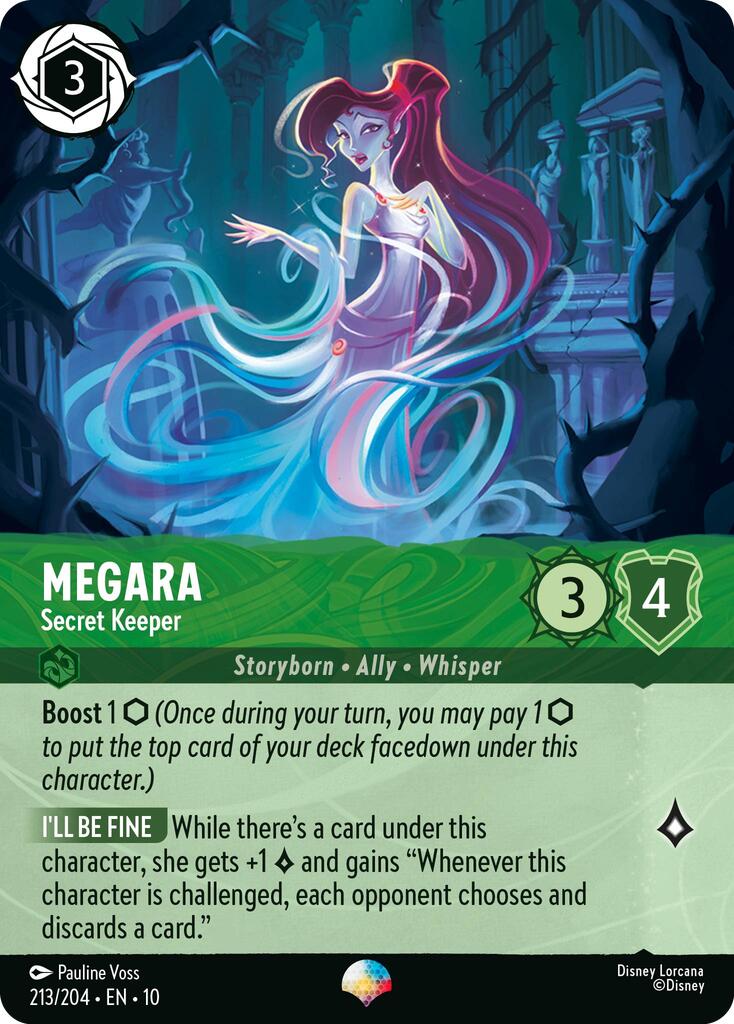 Megara - Secret Keeper (Epic) (213/204) [Whispers in the Well] | Galaxy Games LLC