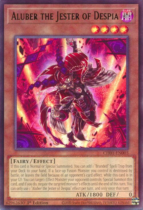 Aluber the Jester of Despia [CH01-EN003] Ultra Rare | Galaxy Games LLC
