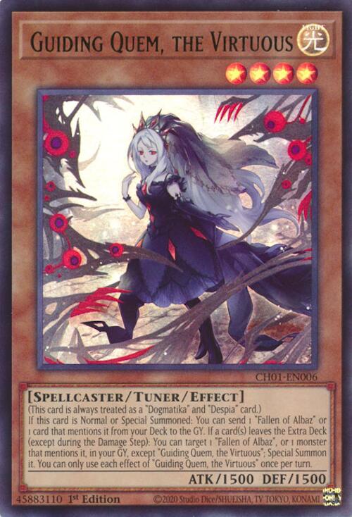 Guiding Quem, the Virtuous [CH01-EN006] Ultra Rare | Galaxy Games LLC