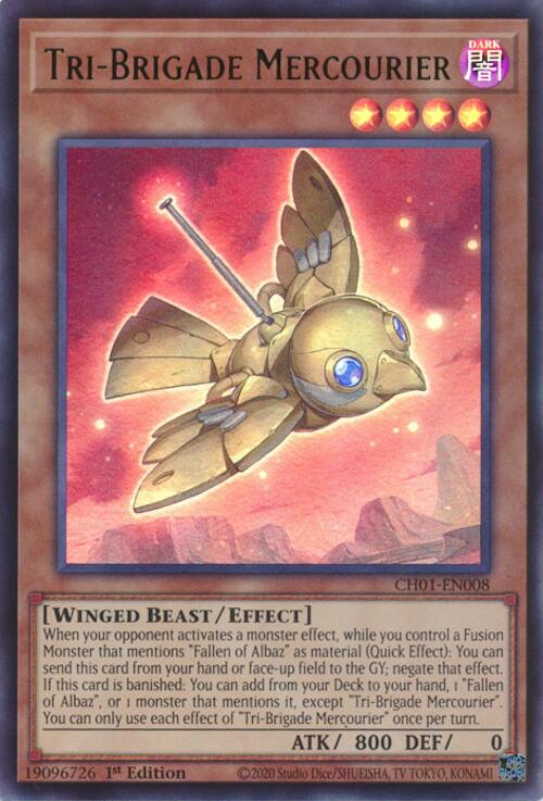 Tri-Brigade Mercourier [CH01-EN008] Ultra Rare | Galaxy Games LLC