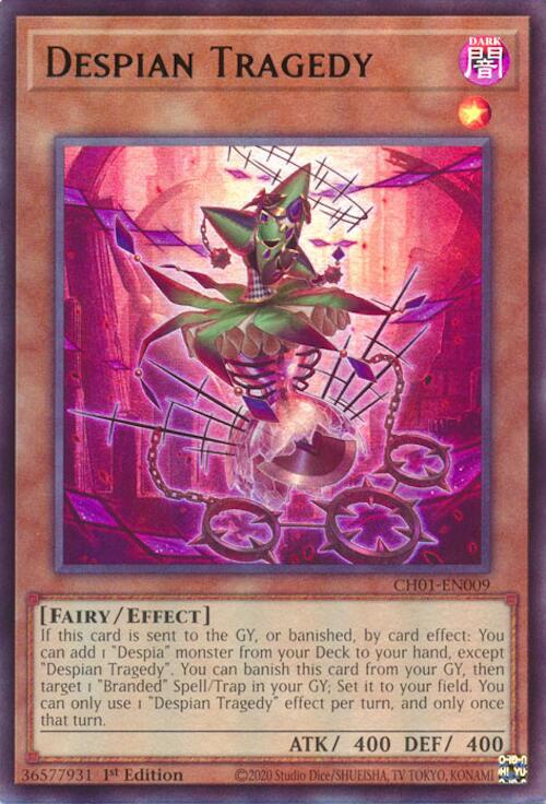Despian Tragedy [CH01-EN009] Ultra Rare | Galaxy Games LLC