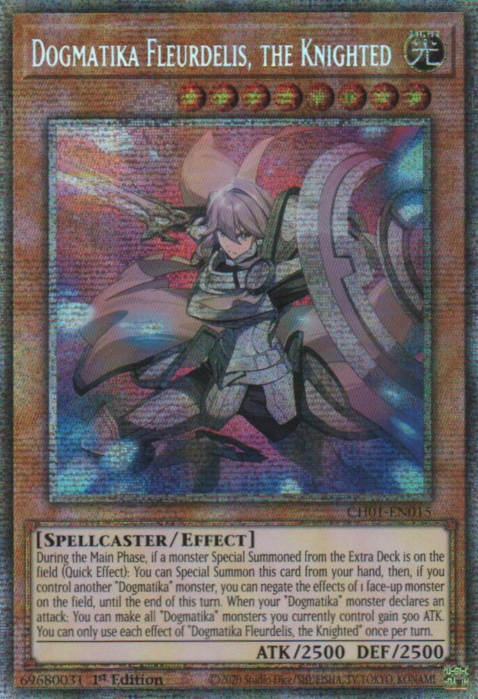 Dogmatika Fleurdelis, the Knighted (Starlight Rare) [CH01-EN015] Starlight Rare | Galaxy Games LLC