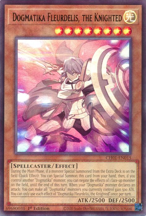 Dogmatika Fleurdelis, the Knighted [CH01-EN015] Ultra Rare | Galaxy Games LLC