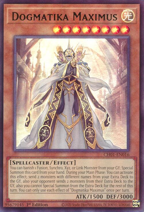 Dogmatika Maximus [CH01-EN016] Ultra Rare | Galaxy Games LLC