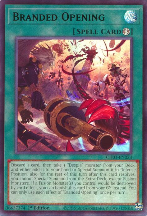 Branded Opening [CH01-EN023] Ultra Rare | Galaxy Games LLC