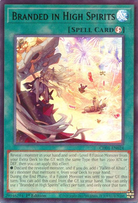 Branded in High Spirits [CH01-EN024] Ultra Rare | Galaxy Games LLC