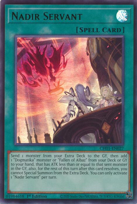 Nadir Servant [CH01-EN027] Ultra Rare | Galaxy Games LLC