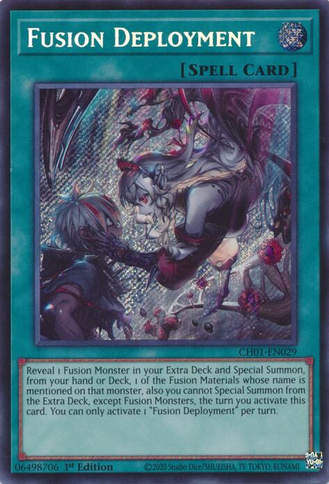 Fusion Deployment (Secret Rare) [CH01-EN029] Secret Rare | Galaxy Games LLC