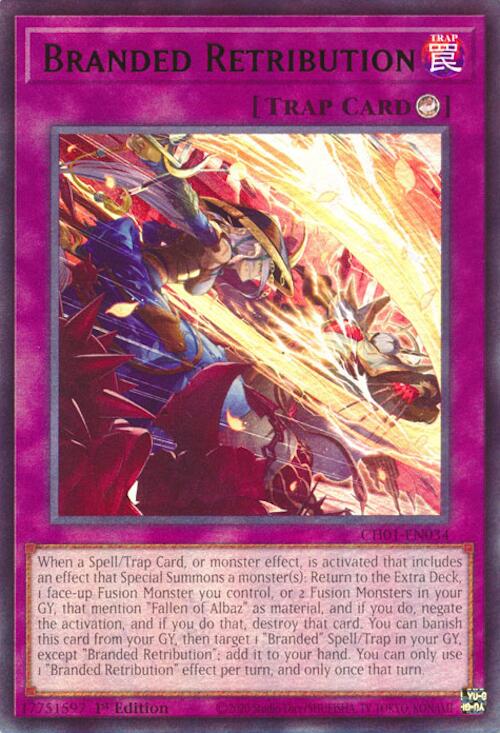 Branded Retribution [CH01-EN034] Ultra Rare | Galaxy Games LLC