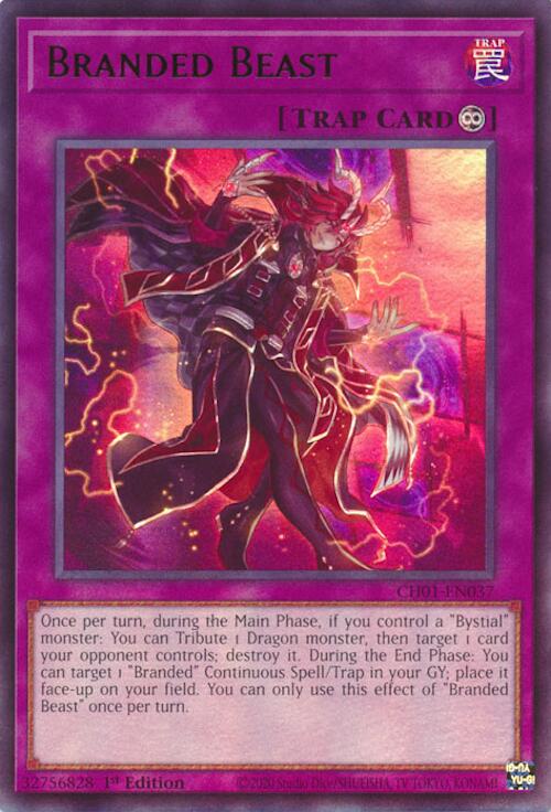 Branded Beast [CH01-EN037] Ultra Rare | Galaxy Games LLC