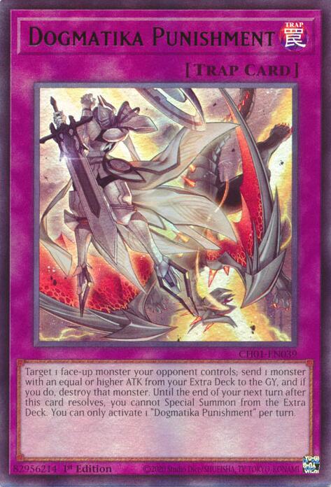 Dogmatika Punishment [CH01-EN039] Ultra Rare | Galaxy Games LLC
