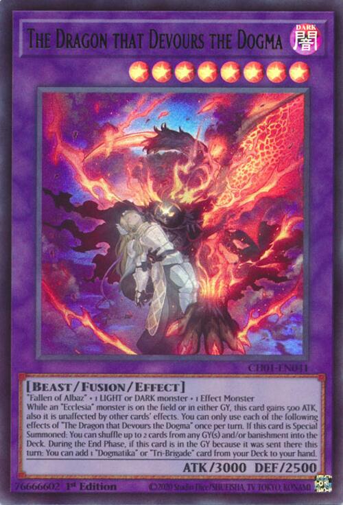 The Dragon that Devours the Dogma [CH01-EN041] Ultra Rare | Galaxy Games LLC