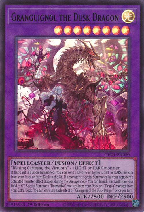 Granguignol the Dusk Dragon [CH01-EN050] Ultra Rare | Galaxy Games LLC