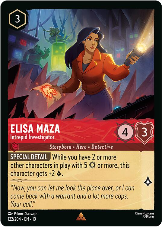 Elisa Maza - Intrepid Investigator (122/204) [Whispers in the Well] | Galaxy Games LLC