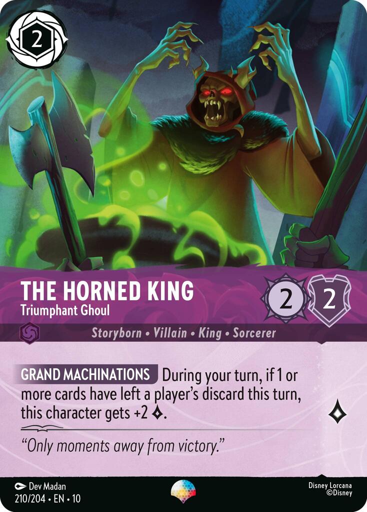 The Horned King - Triumphant Ghoul (Epic) (210/204) [Whispers in the Well] | Galaxy Games LLC