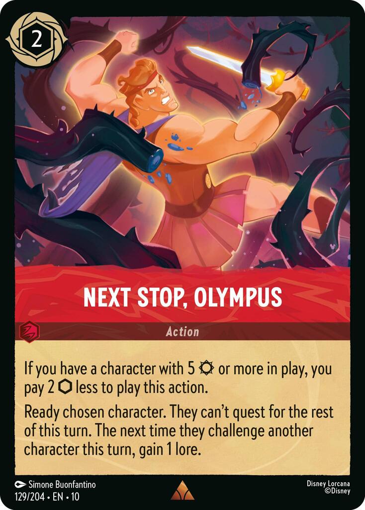 Next Stop, Olympus (129/204) [Whispers in the Well] | Galaxy Games LLC