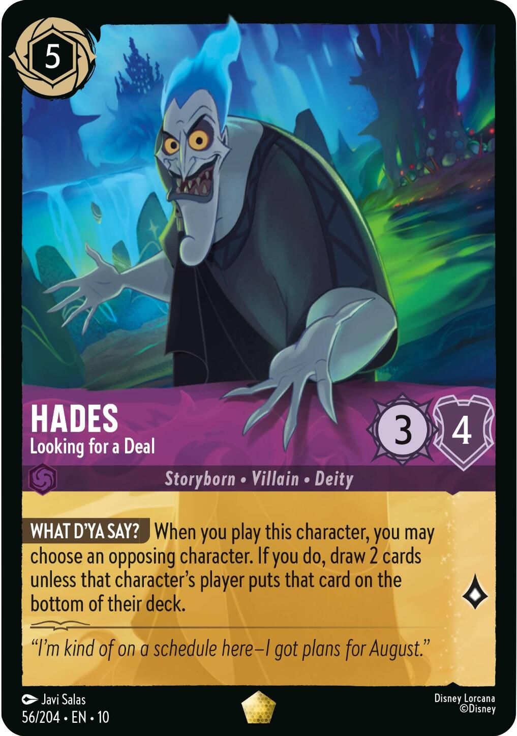 Hades - Looking for a Deal (56/204) [Whispers in the Well] | Galaxy Games LLC