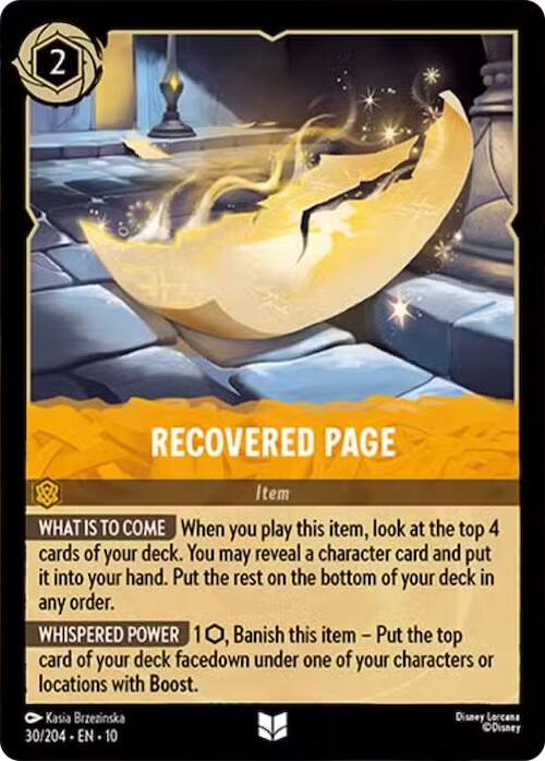 Recovered Page (30/204) [Whispers in the Well] | Galaxy Games LLC