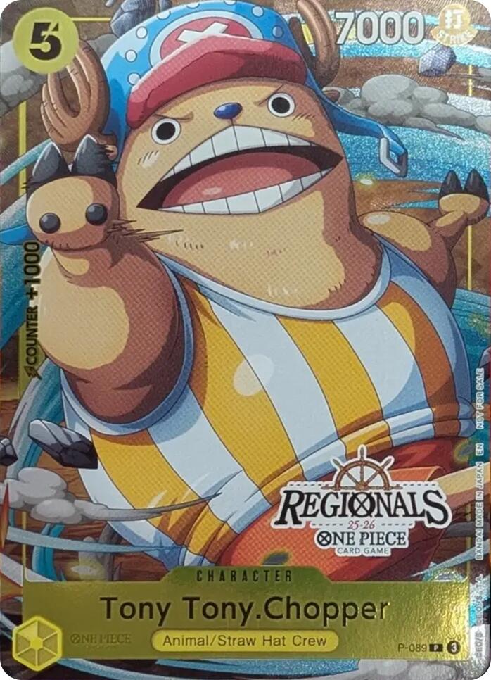 Tony Tony.Chopper (CS 25-26 Regionals Textured Chase Promo) [One Piece Promotion Cards] | Galaxy Games LLC