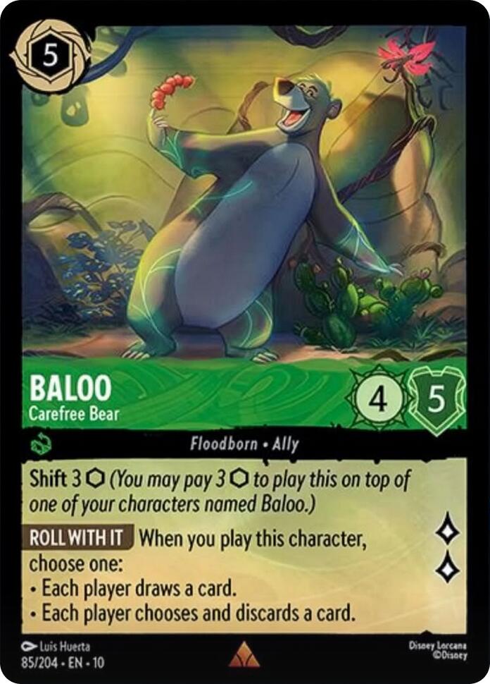 Baloo - Carefree Bear (85/204) [Whispers in the Well] | Galaxy Games LLC