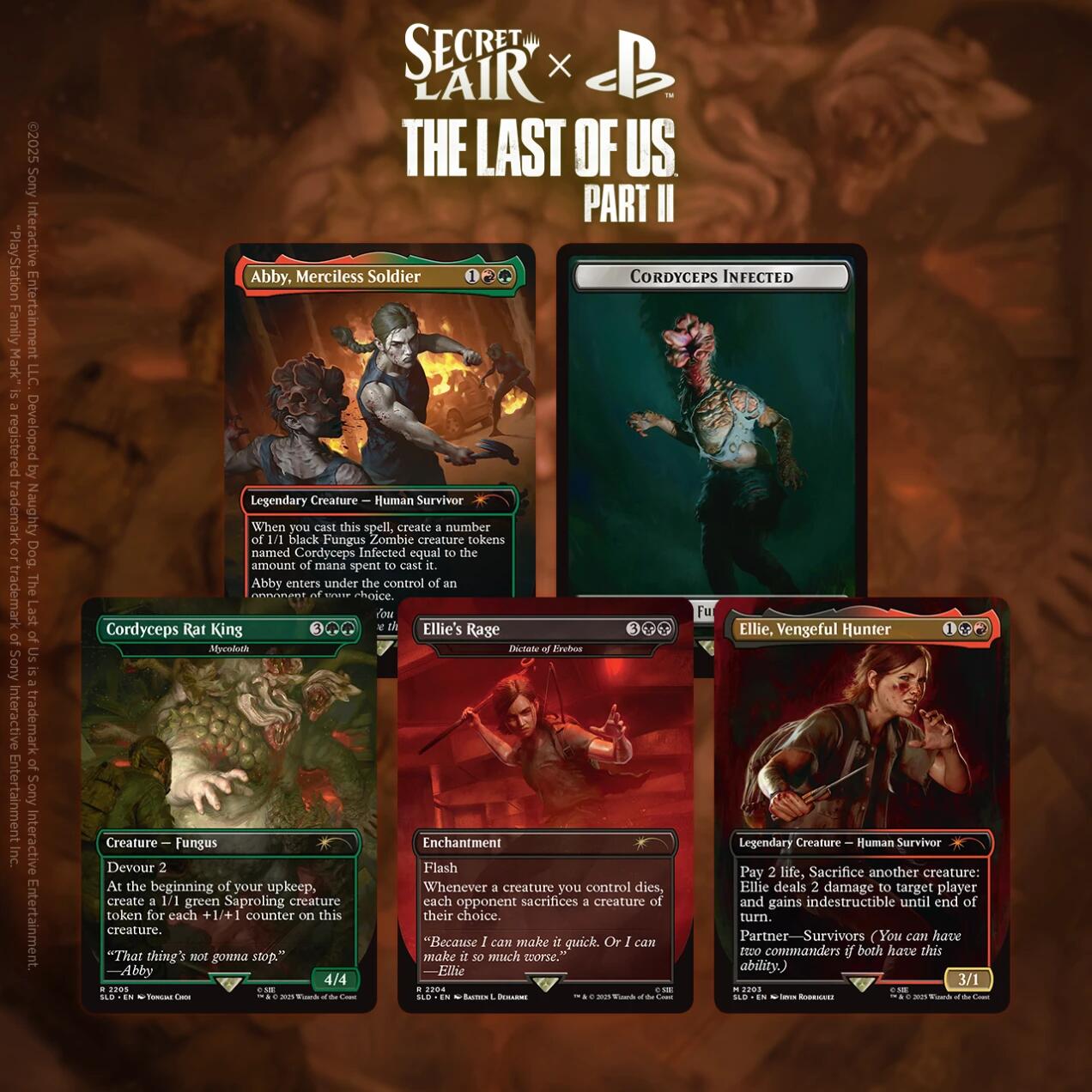 Secret Lair x The Last of Us Part II (Non-Foil Edition) | Galaxy Games LLC