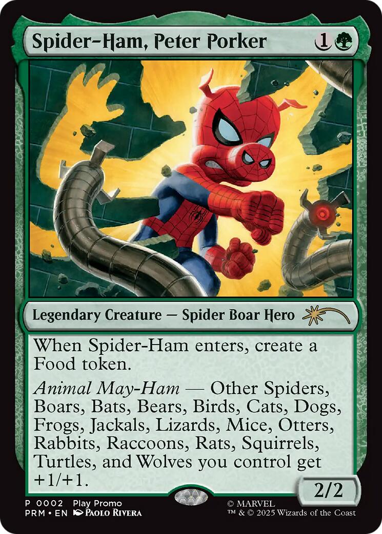 Spider-Ham, Peter-Porker [Wizards Play Network 2025] | Galaxy Games LLC