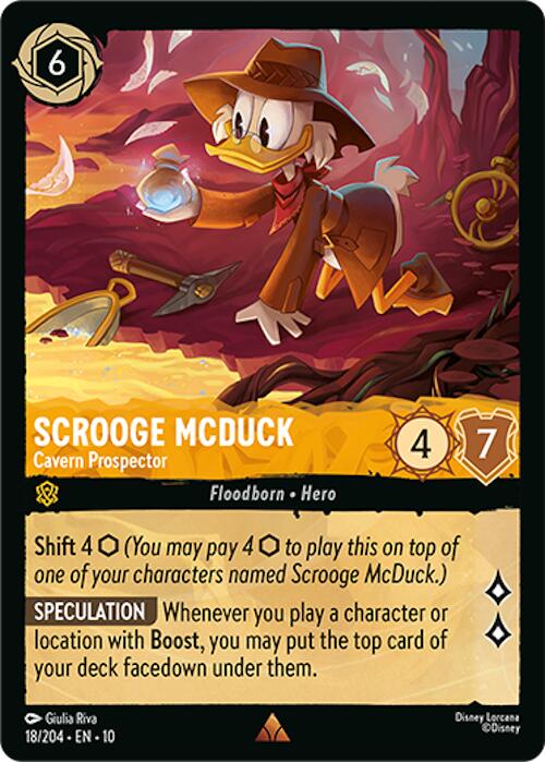 Scrooge McDuck - Cavern Prospector (18/204) [Whispers in the Well] | Galaxy Games LLC