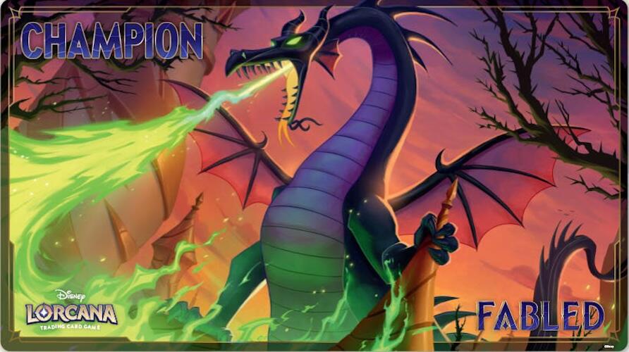 Playmat (Maleficent - Monstrous Dragon) (Champion) | Galaxy Games LLC