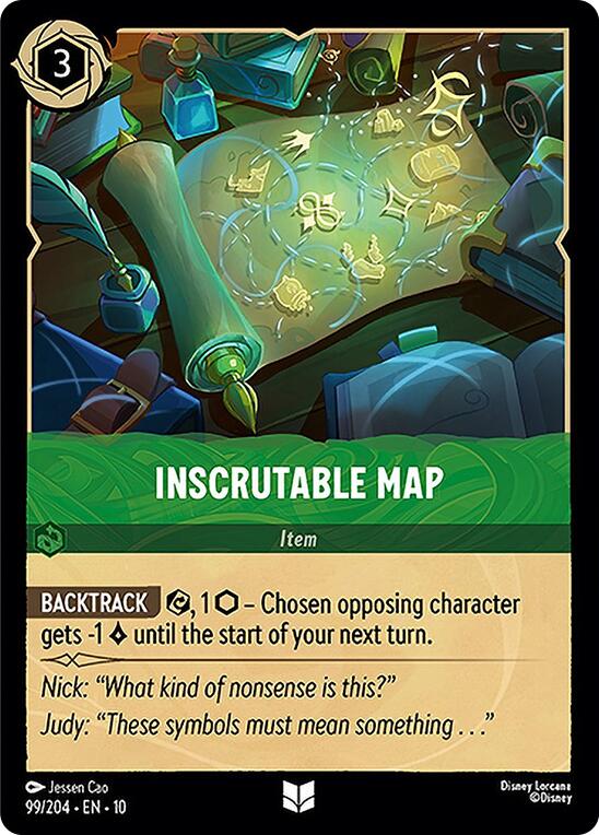 Inscrutable Map (99/204) [Whispers in the Well] | Galaxy Games LLC