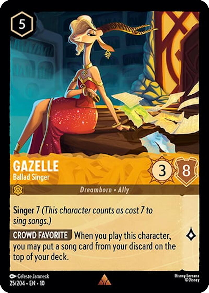 Gazelle - Ballad Singer (25/204) [Whispers in the Well] | Galaxy Games LLC