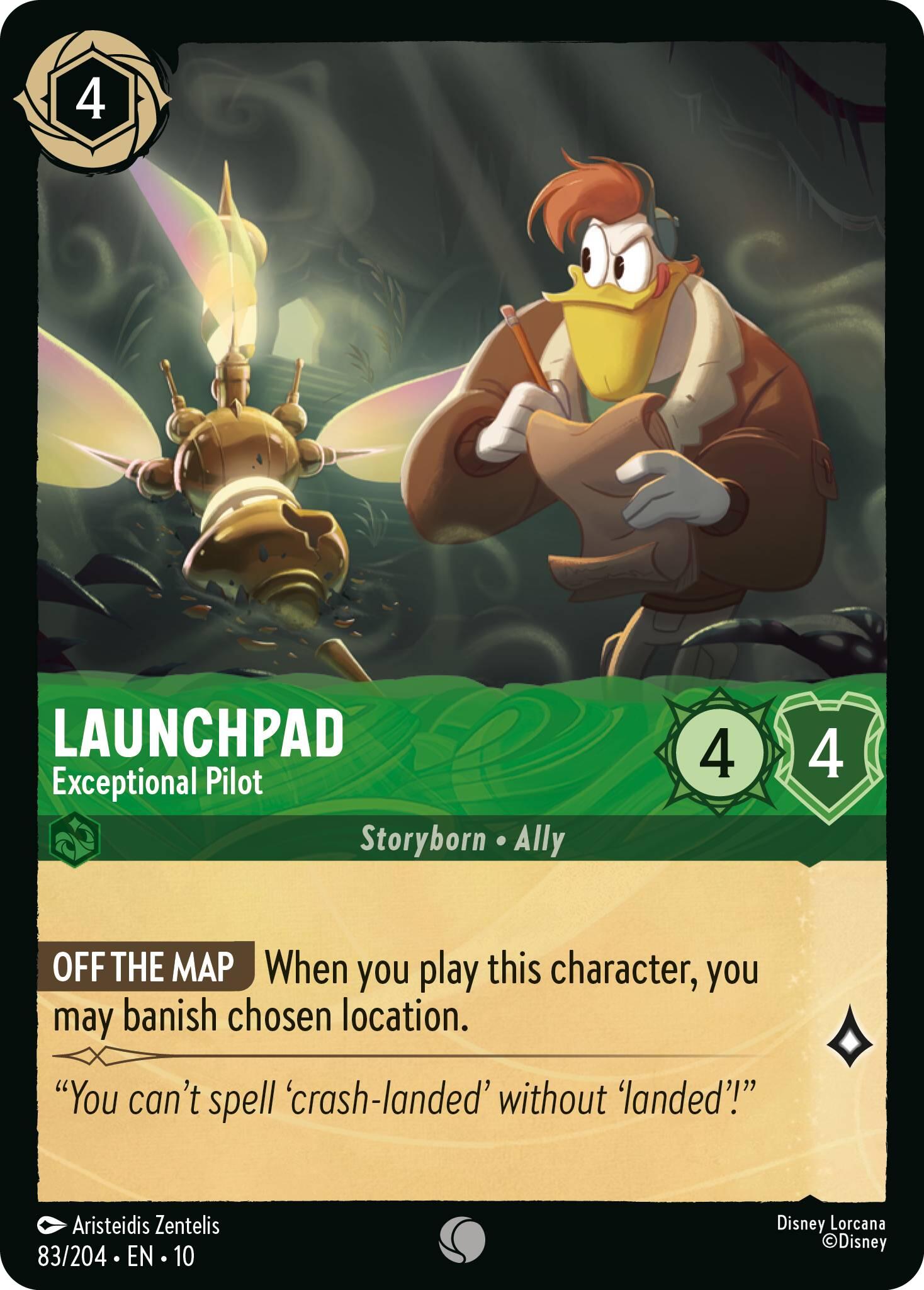 Launchpad - Exceptional Pilot (83/204) [Whispers in the Well] | Galaxy Games LLC