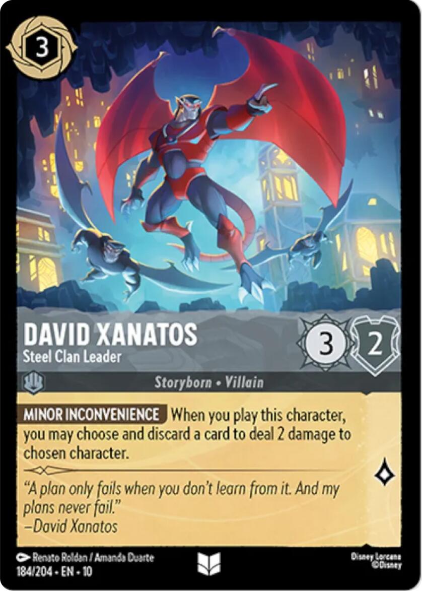David Xanatos - Steel Clan Leader (184/204) [Whispers in the Well] | Galaxy Games LLC
