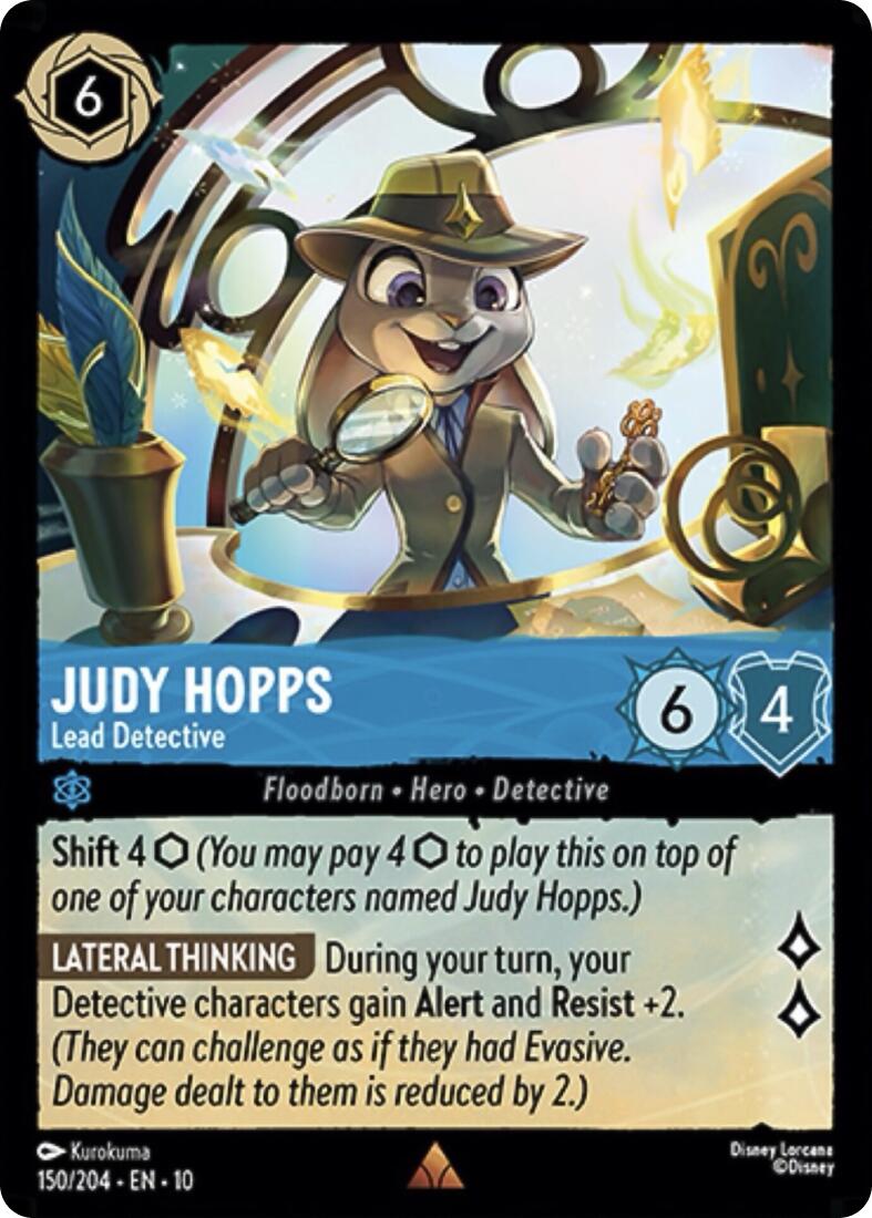 Judy Hopps - Lead Detective (150/204) [Whispers in the Well] | Galaxy Games LLC
