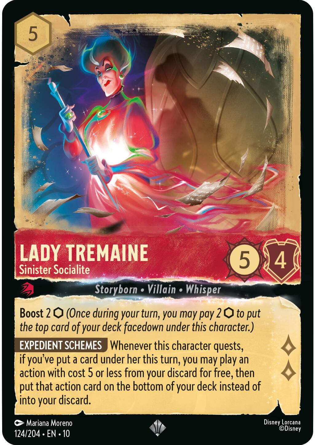 Lady Tremaine - Sinister Socialite (124/204) [Whispers in the Well] | Galaxy Games LLC