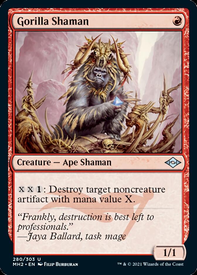 Gorilla Shaman (Foil Etched) [Modern Horizons 2] | Galaxy Games LLC