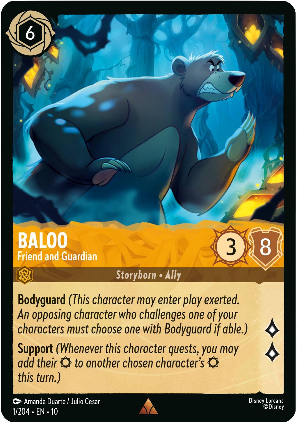 Baloo - Friend and Guardian (1/204) [Whispers in the Well] | Galaxy Games LLC