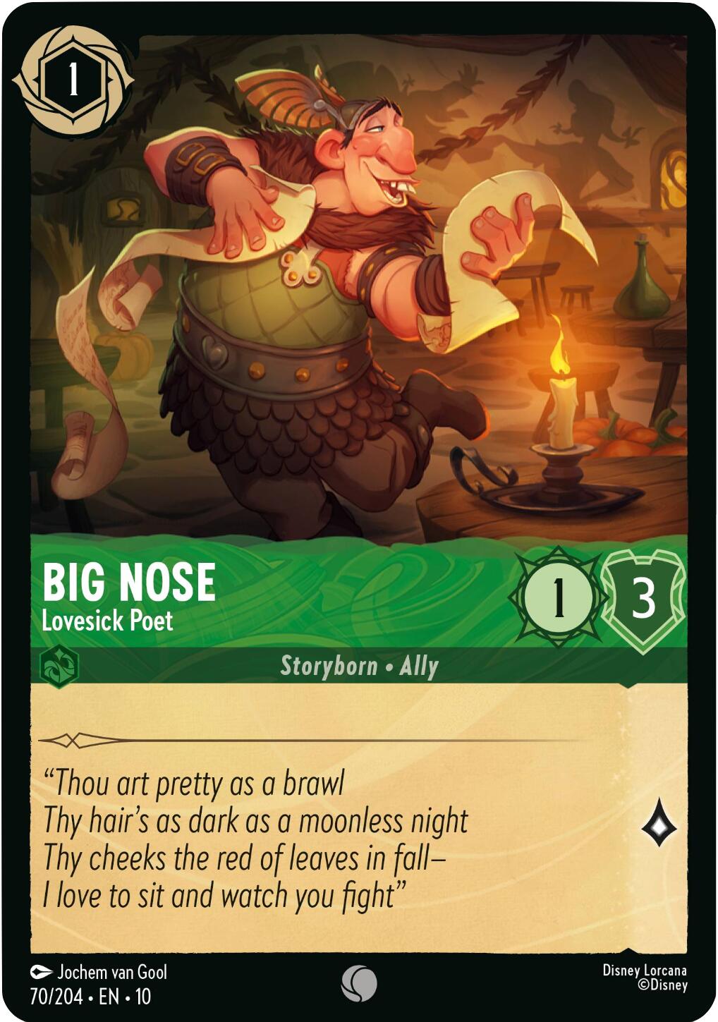 Big Nose - Lovesick Poet (70/204) [Whispers in the Well] | Galaxy Games LLC