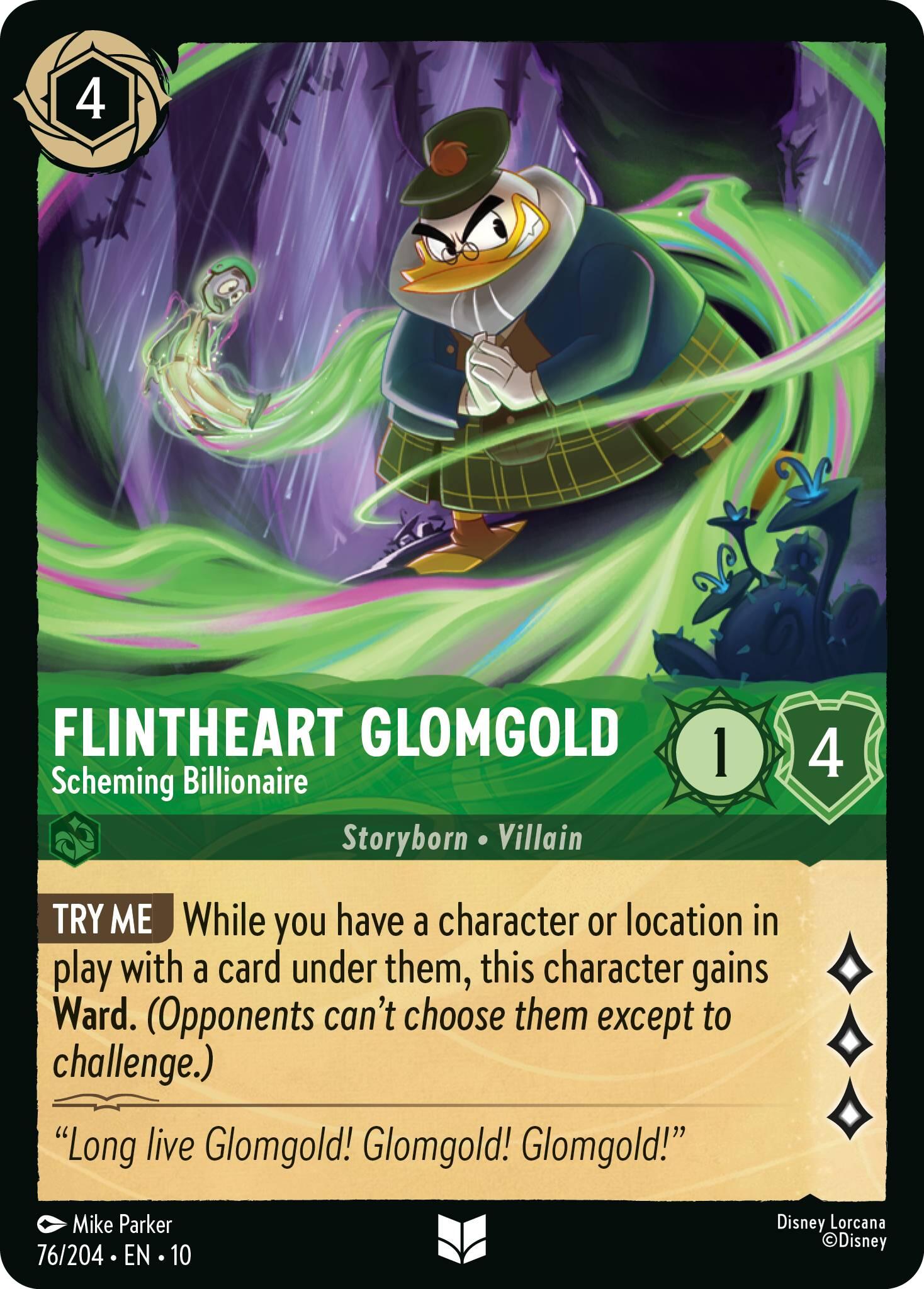 Flintheart Glomgold - Scheming Billionaire (76/204) [Whispers in the Well] | Galaxy Games LLC