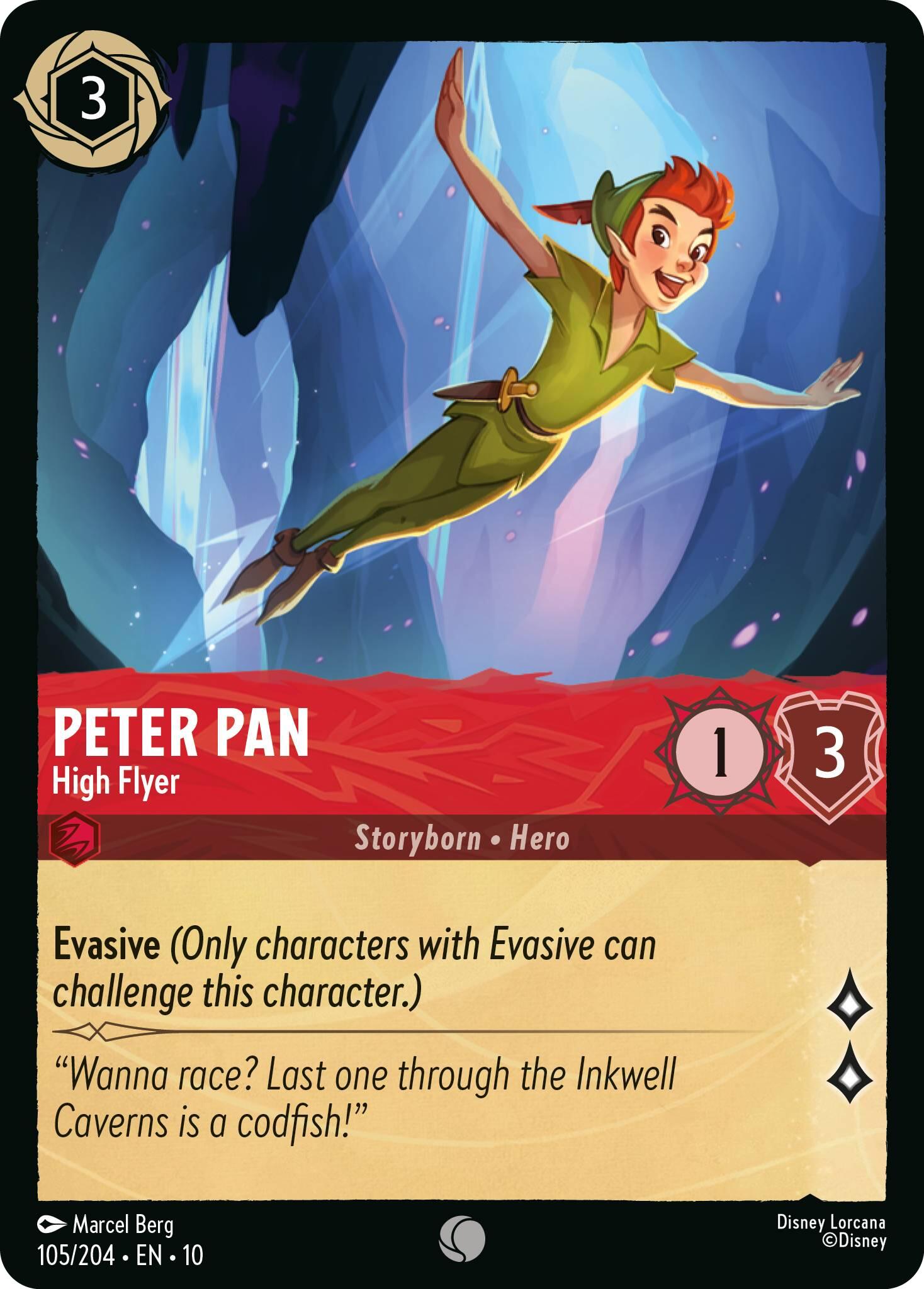 Peter Pan - High Flyer (105/204) [Whispers in the Well] | Galaxy Games LLC