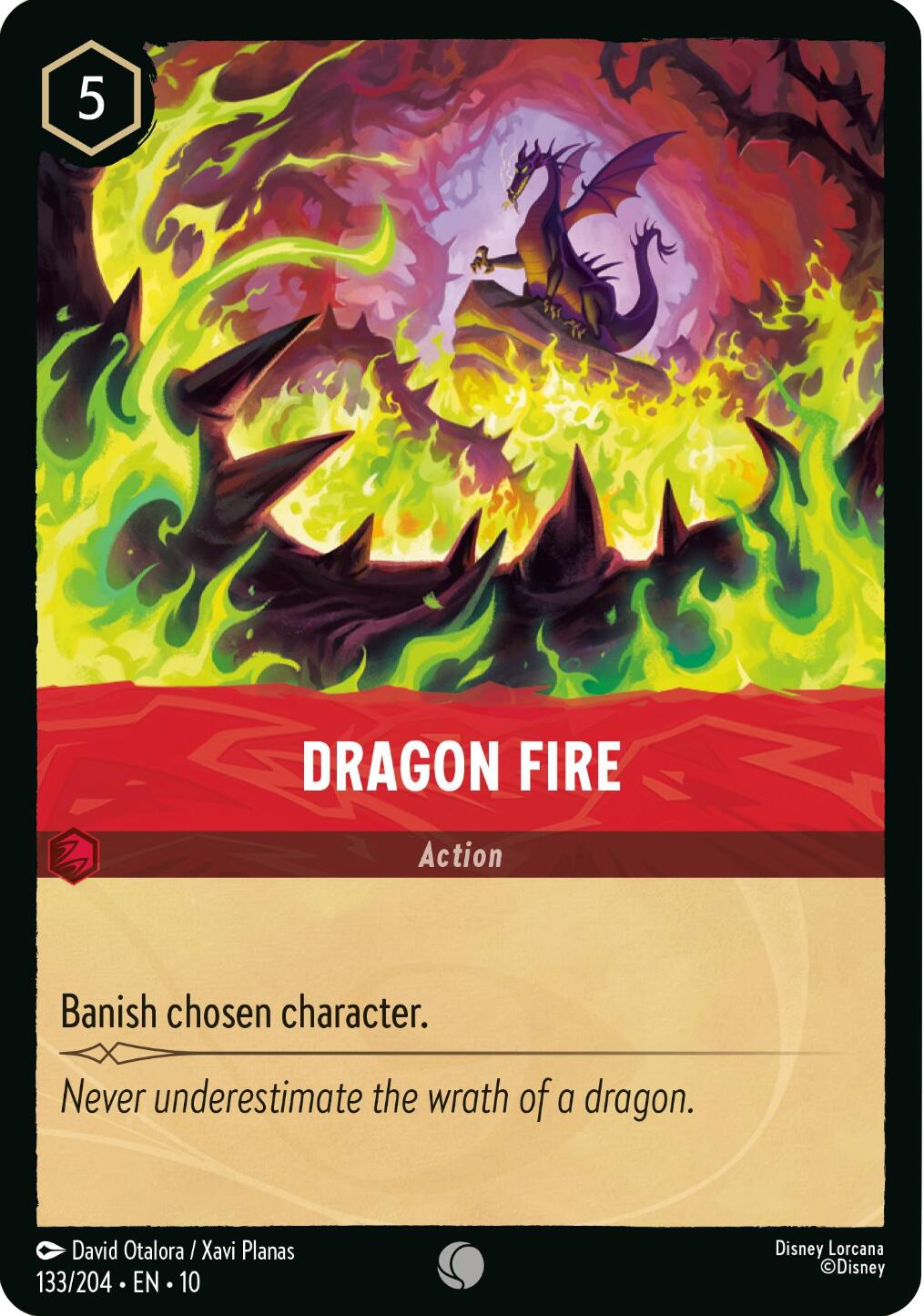 Dragon Fire (133/204) [Whispers in the Well] | Galaxy Games LLC