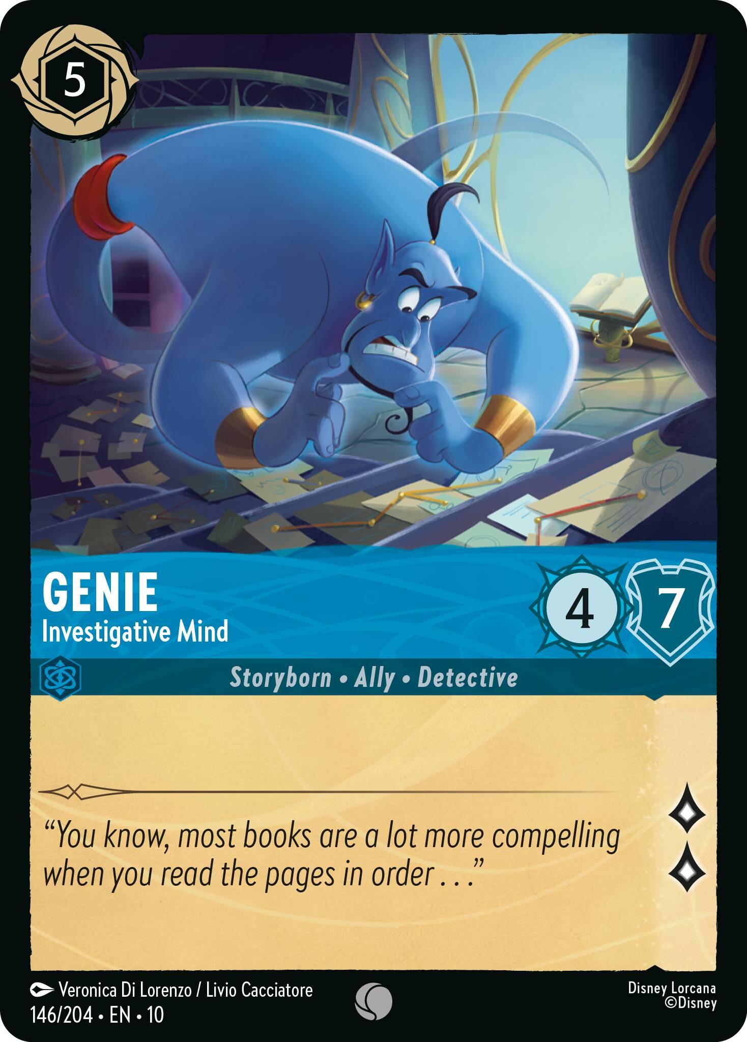 Genie - Investigative Mind (146/204) [Whispers in the Well] | Galaxy Games LLC