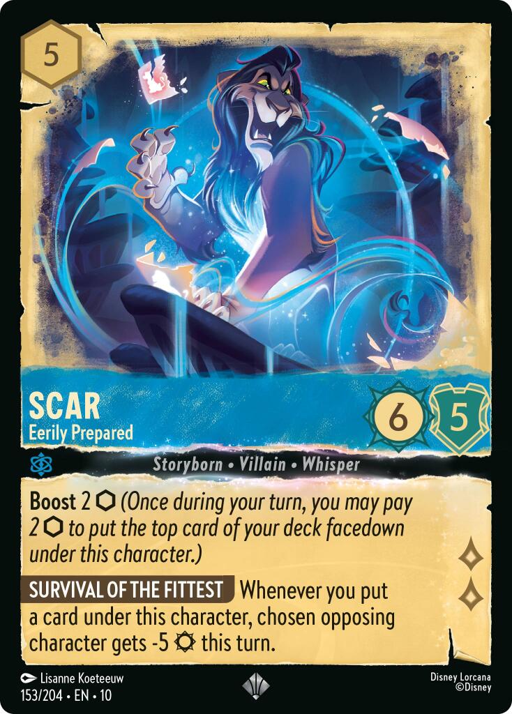 Scar - Eerily Prepared (153/204) [Whispers in the Well] | Galaxy Games LLC