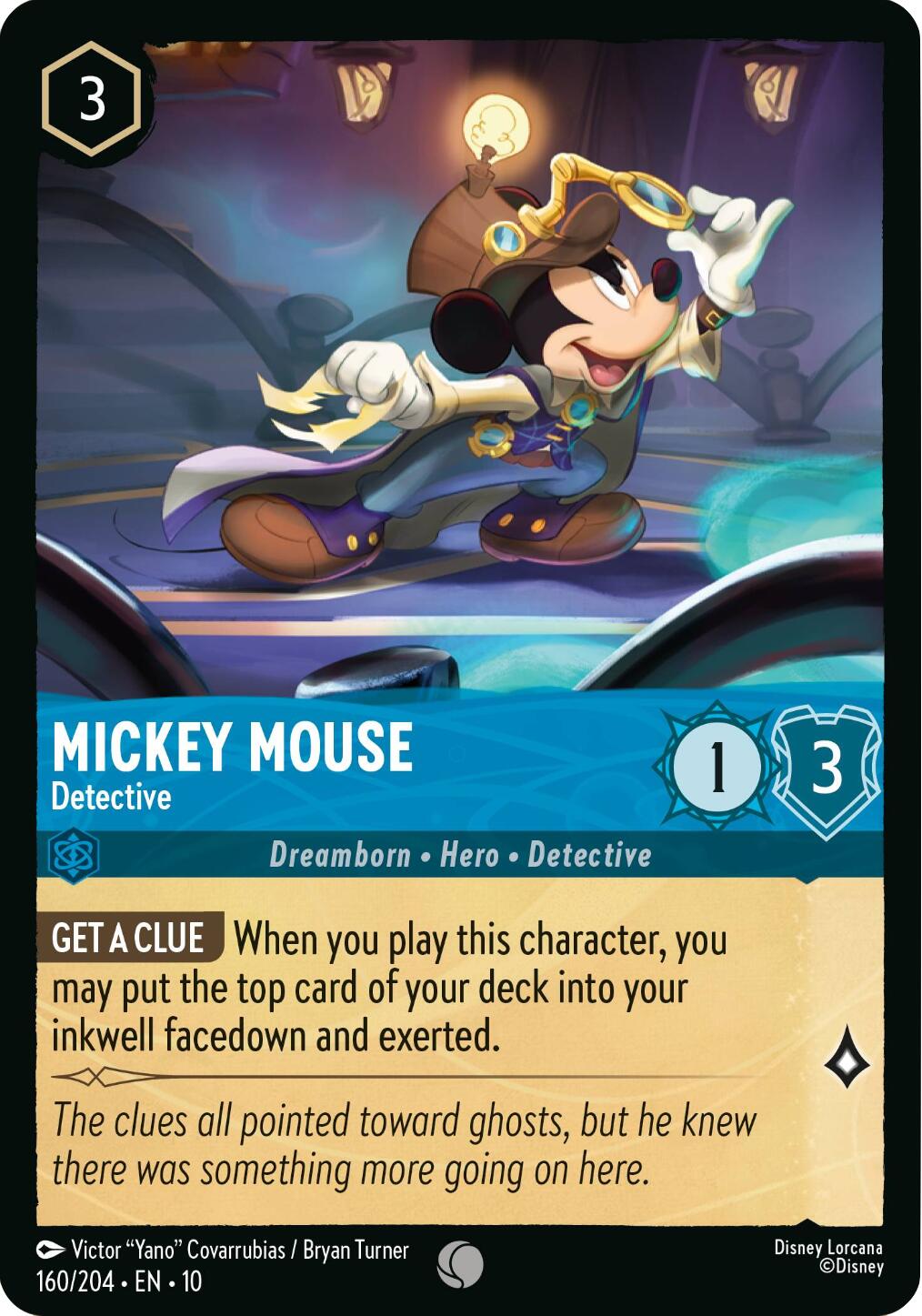 Mickey Mouse - Detective (160/204) [Whispers in the Well] | Galaxy Games LLC