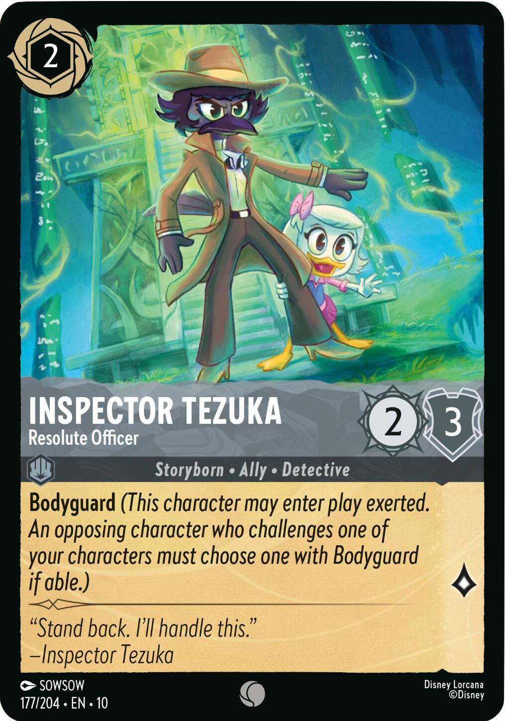 Inspector Tezuka - Resolute Officer (177/204) [Whispers in the Well] | Galaxy Games LLC