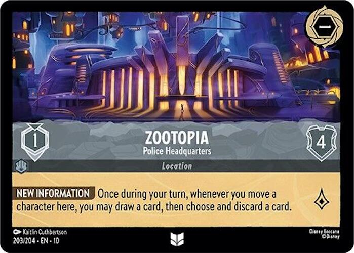 Zootopia - Police Headquarters (203/204) [Whispers in the Well] | Galaxy Games LLC