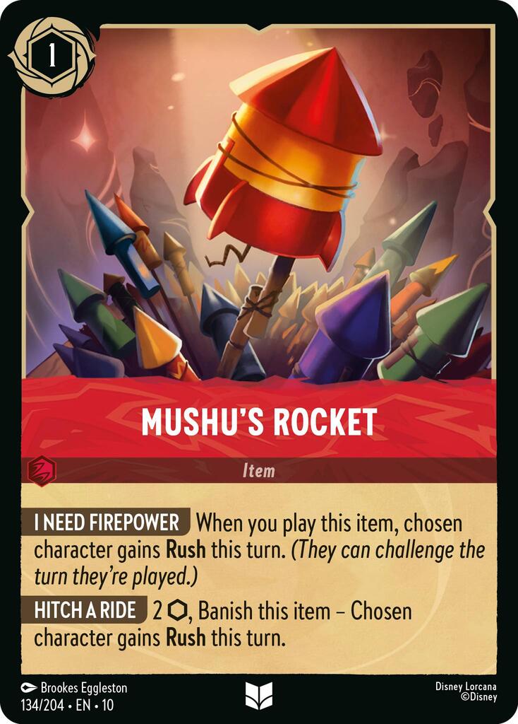 Mushu's Rocket (134/204) [Whispers in the Well] | Galaxy Games LLC