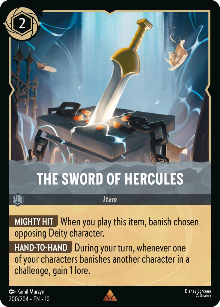 The Sword of Hercules (200/204) [Whispers in the Well] | Galaxy Games LLC