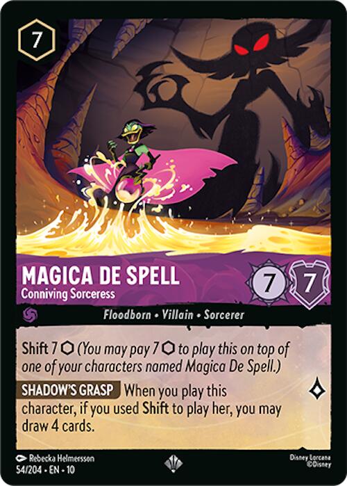 Magica De Spell - Conniving Sorceress (54/204) [Whispers in the Well] | Galaxy Games LLC