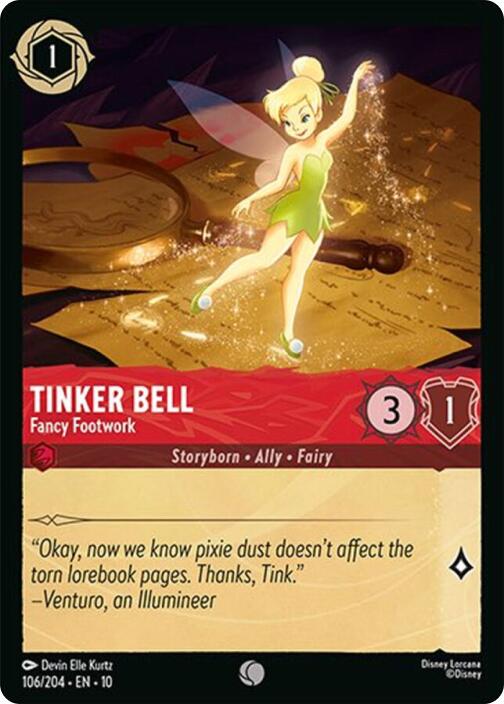 Tinker Bell - Fancy Footwork (106/204) [Whispers in the Well] | Galaxy Games LLC